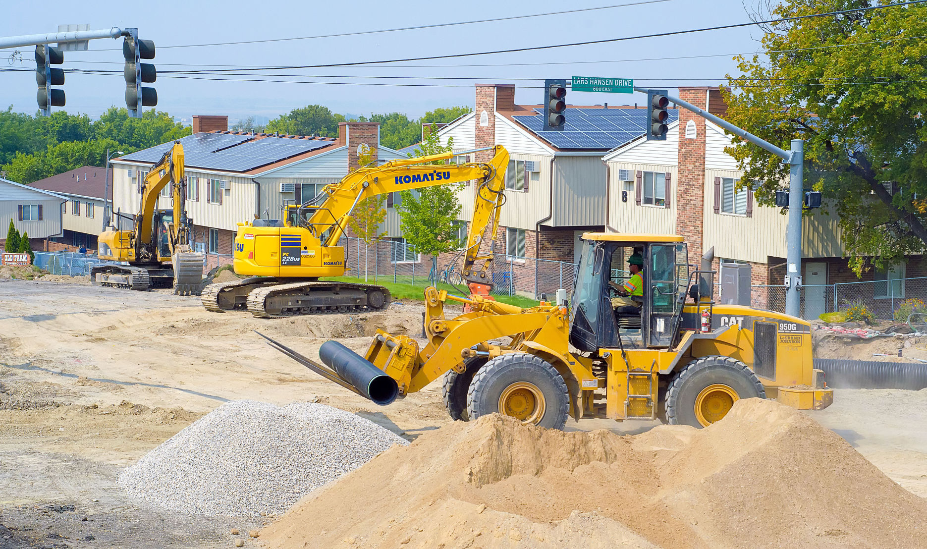 Logan hoping 1000 North construction complete for BYU game
